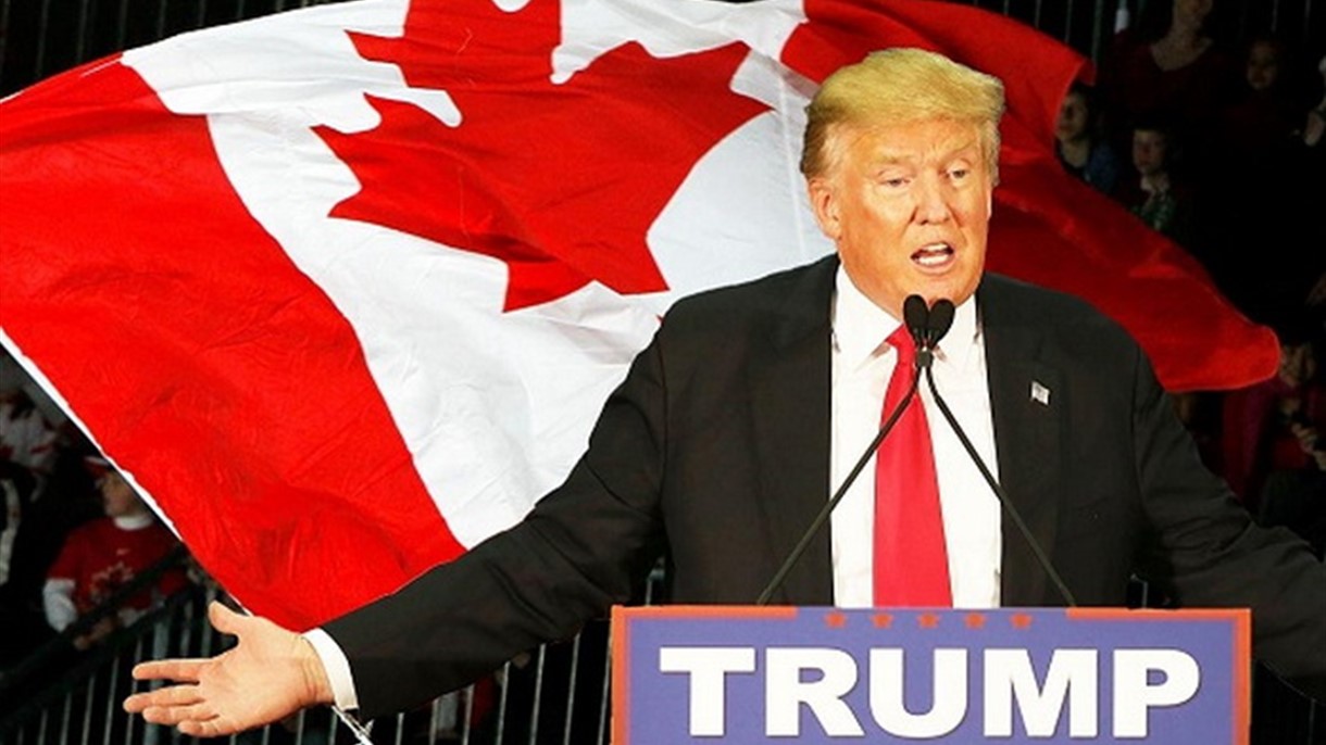 ترامب يُلمِح الى كندا وكندا مطْمئِنّة