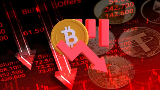العملات المشفرة في المنطقة الحمراء