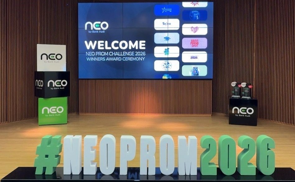 نيو من بنك عوده يعلن عن الفائزين في neo prom challenge 2026