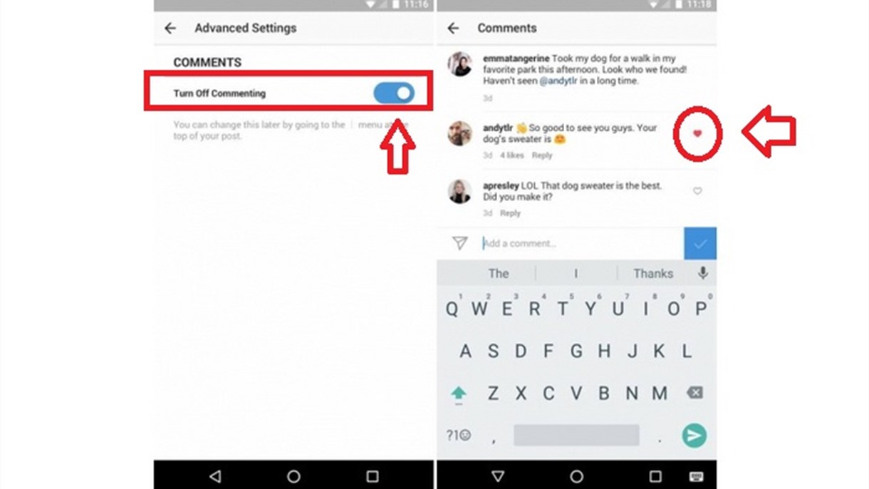 جديد إنستغرام: Like للـ Comment