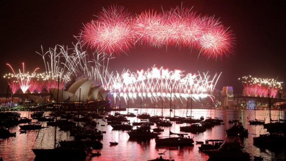 أول مدينة إستقبلت العام 2017