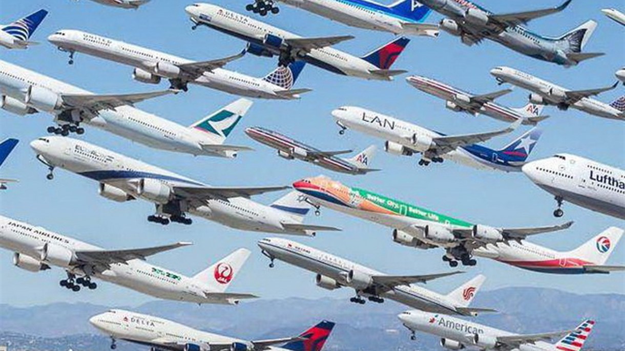 زحمة سفر في نصف الكرة الشمالي