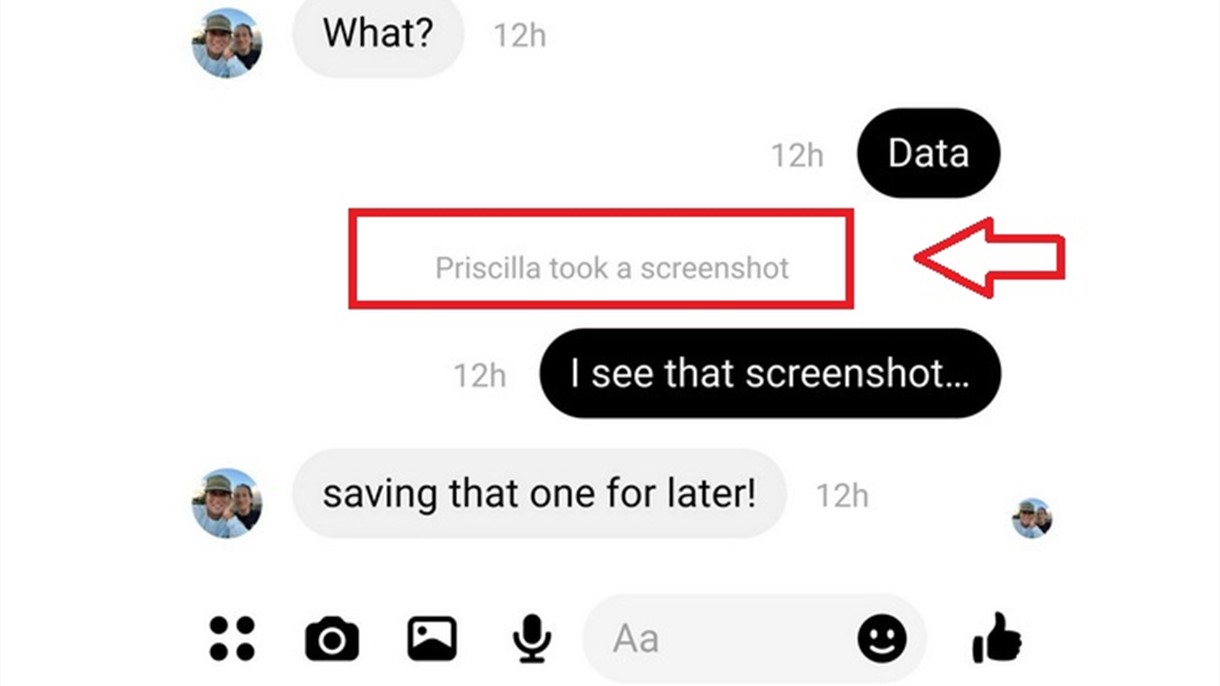 إنتبهوا للـ screenshot على ماسنجر