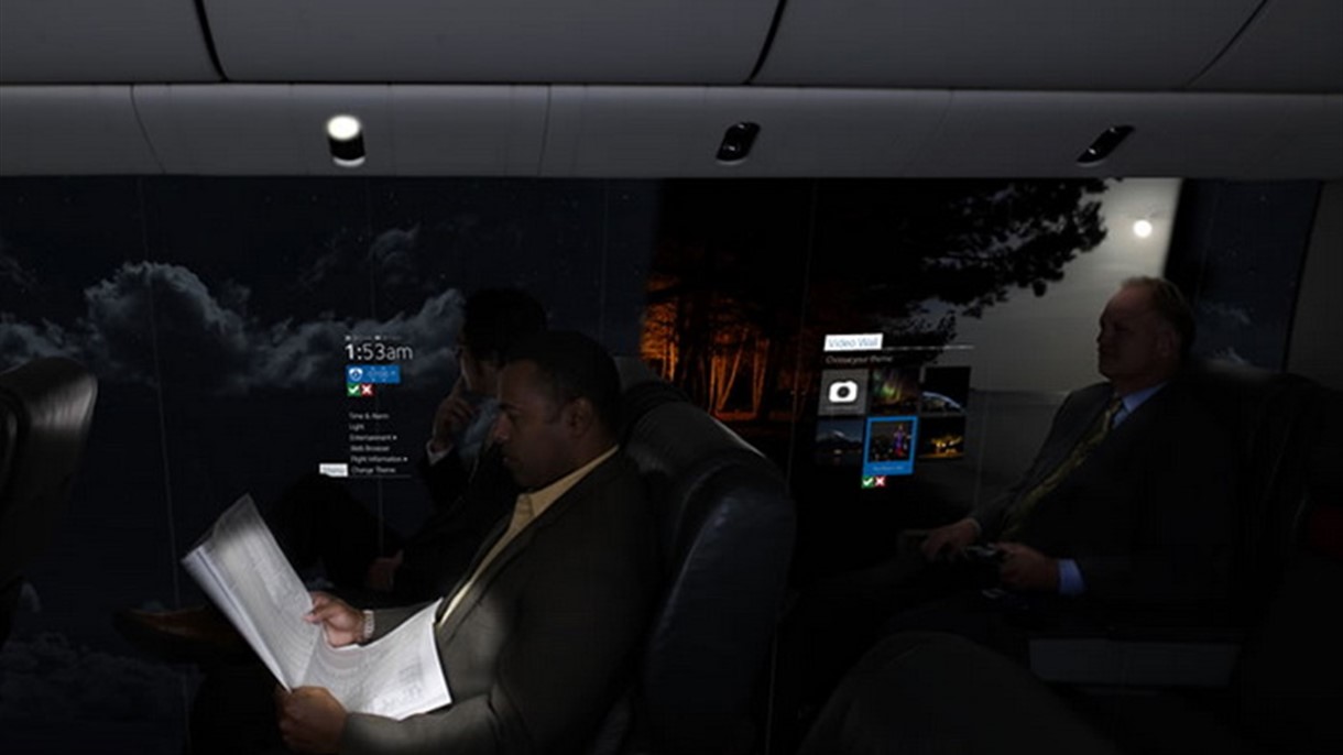 لماذا قد تخلو طائرات المستقبل من النوافذ