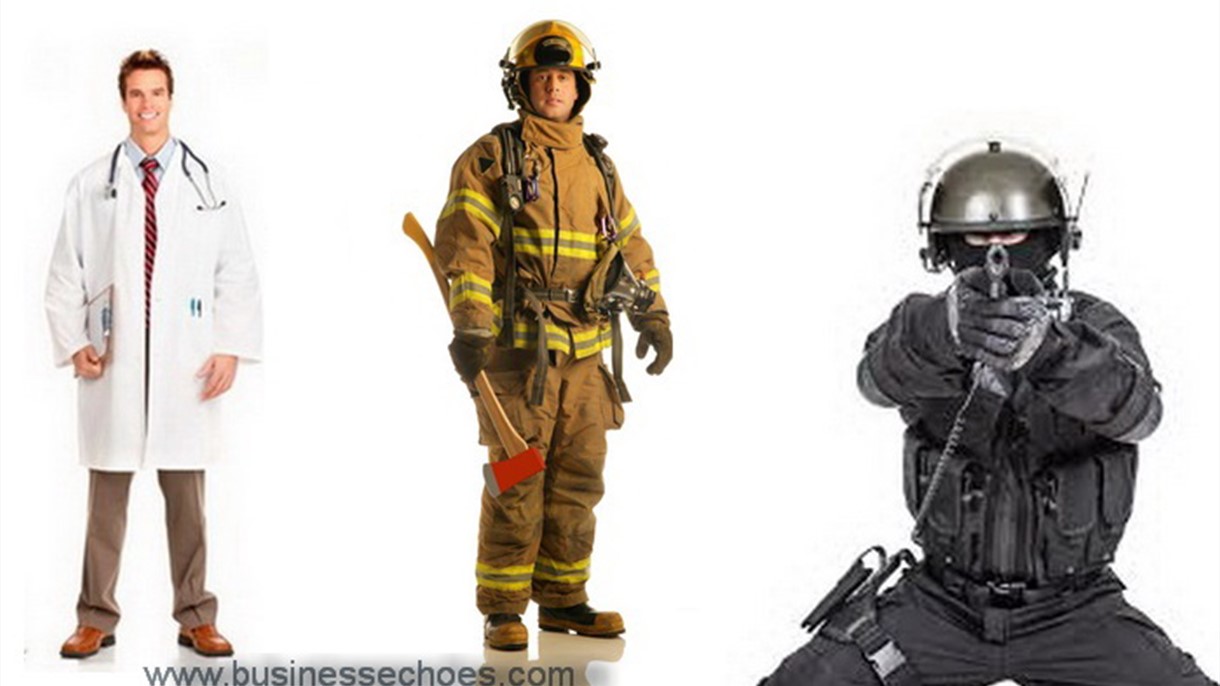 في اميركا ... الطبيب وضابط الجيش ورجل الاطفاء