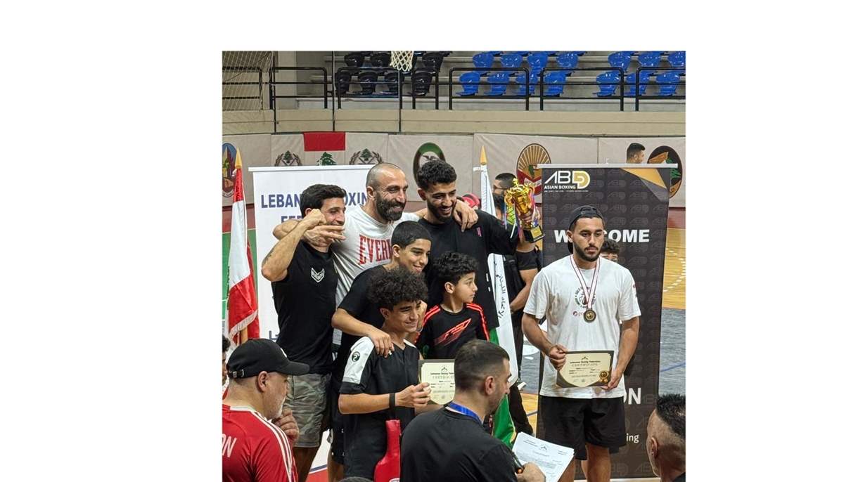 ريبال ديب بطل كأس لبنان في الملاكمة عن وزن ٧٥ كيلوغرام