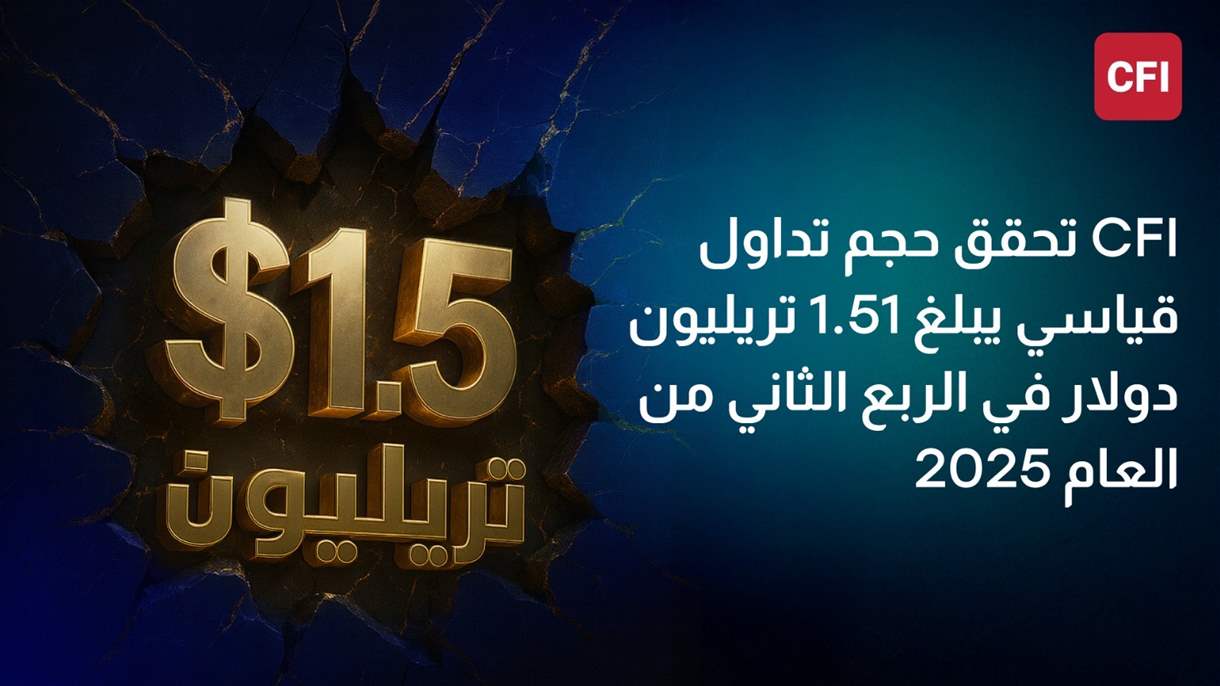 رقم غير مسبوق.. CFI تحقق 1.5 تريليون دولار في تداولات الربع الثاني
