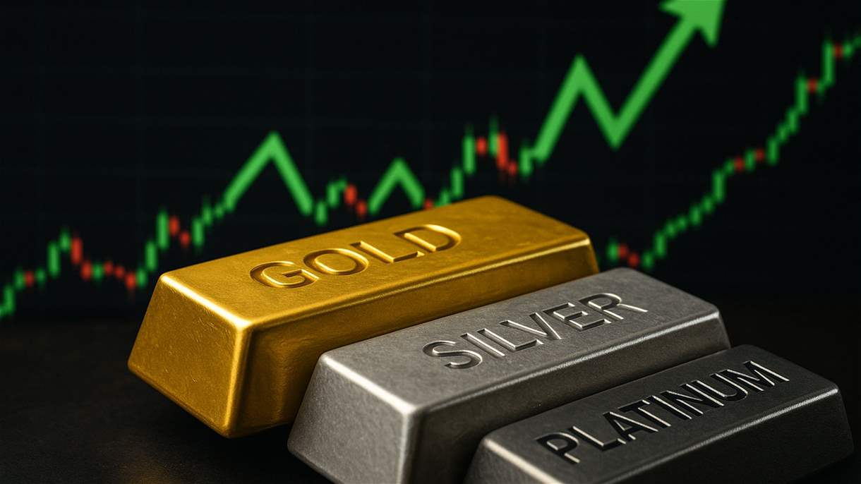 أسعار الذهب والفضة تعود للارتفاع 