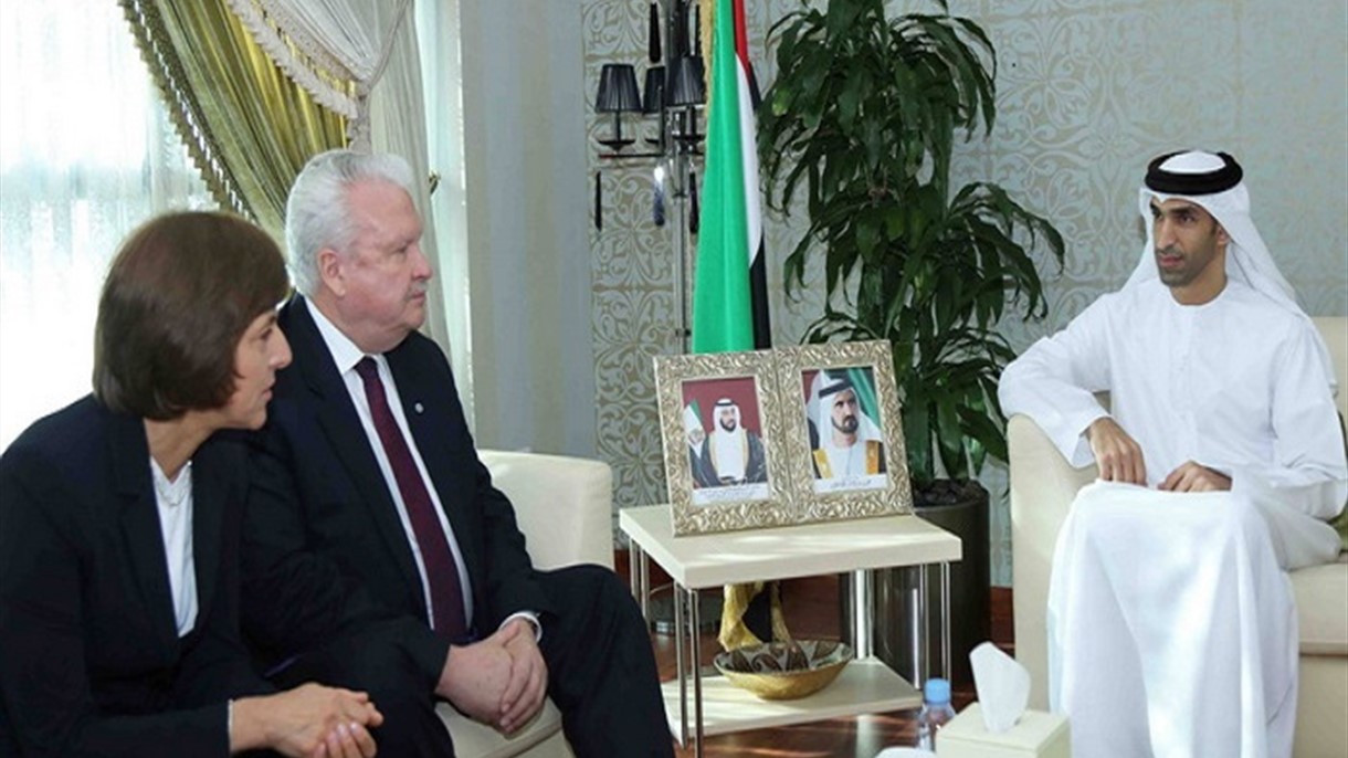 لقاء الدكتور ثاني الزيودي لوزير الزراعة الروسي ووزير الزراعة اللاتيفي