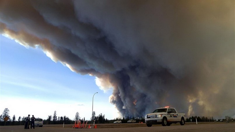 اسعار النفط ترتفع بسبب حريق كندا