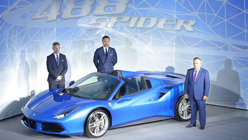 لبنان يستقبل فيراري  488 Spider