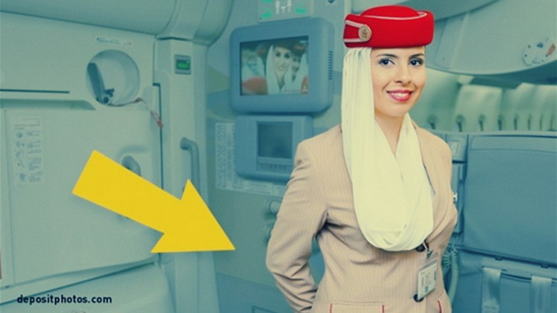 هذا ما يخفيه مضيفو الطائرة وراء ظهورهم عند استقبالنا