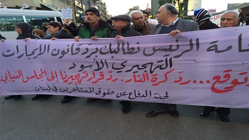 المستأجرون القدامى يصعّدون تحركاتهم