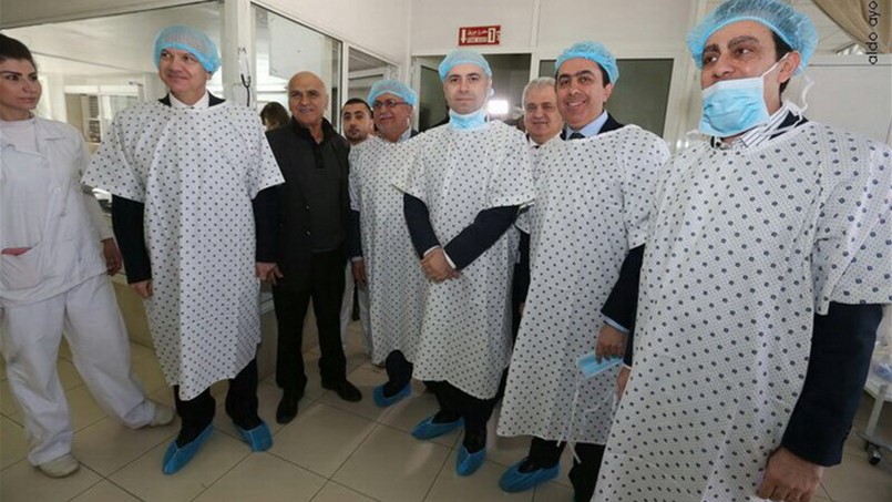 حاصباني يتفقّد مستشفيات الكورة ويَعِدُ بالدعم