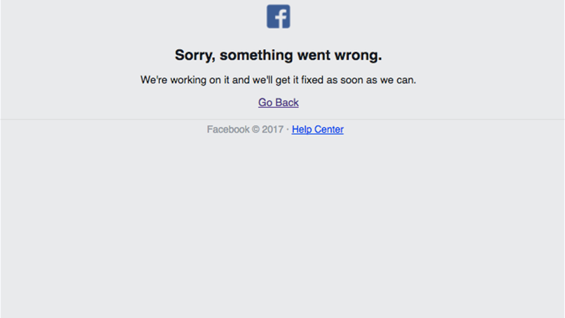 فايسبوك توقف اليوم في هذه الدول