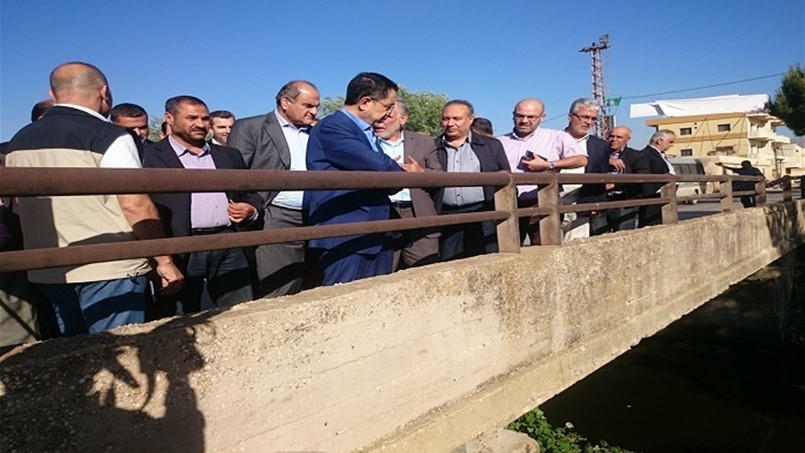 جولة تفقدية لنهر الليطاني في البقاع