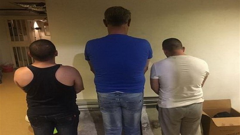 إعتقال سارقي بنك عودة