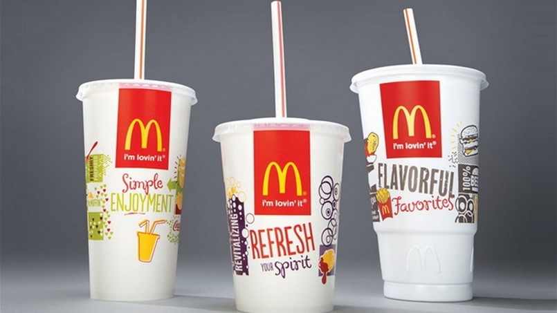 ماكدونالدز ستغير أكوابها