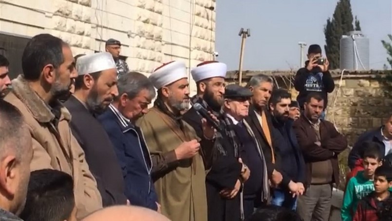 تظاهرة في جب جنين استنكاراً على رسم مسيء للرسول الكريم