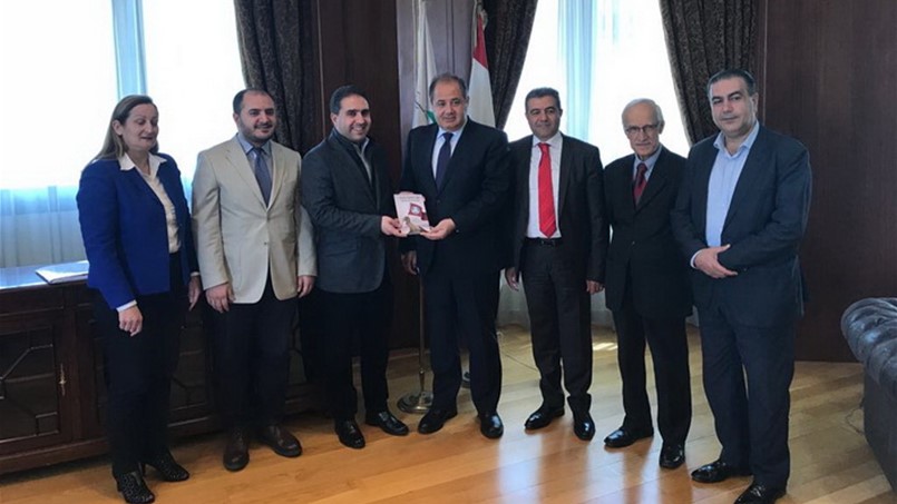 عربيد يستقبل امين السرّ العام للحزب الاشتراكي