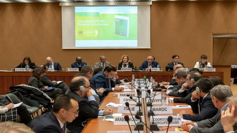 إيدال تتراس وفد لبنان الى إجتماع مراجعة سياسات الإستثمار