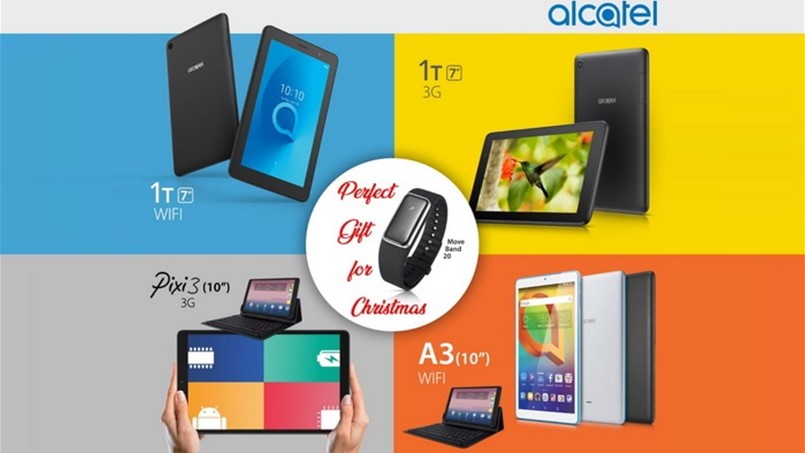 تابلت وساعة Alcatel أفضل هدايا العيد
