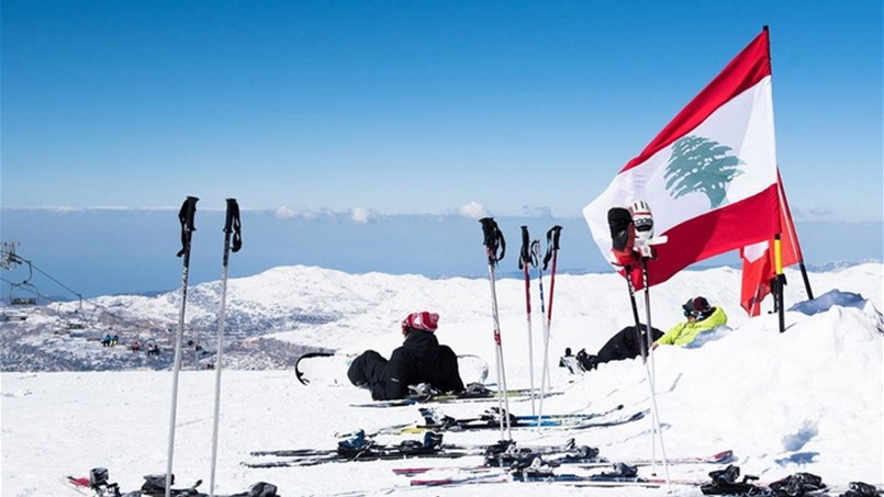 التزلج بالليرة اللبنانية فقط