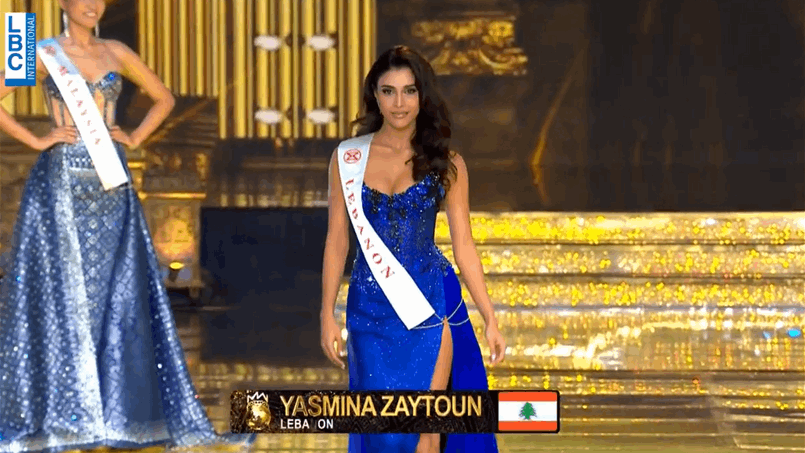 ملكة جمال لبنان تفوز بلقب الوصيفة الأولى لملكة جمال العالم