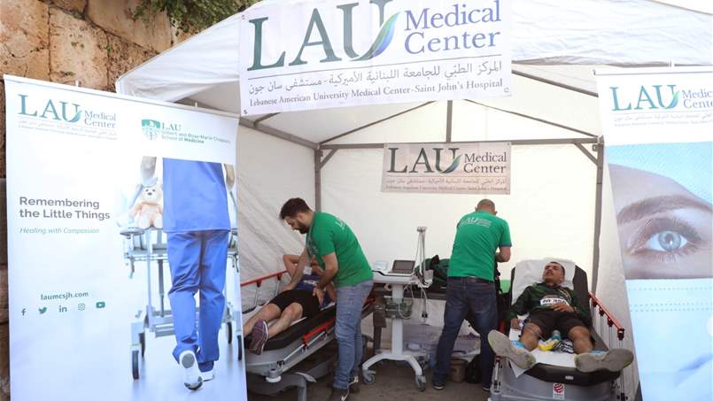 المراكز الطبية LAUMC ومستشفى سان جون تولت تقديم الخدمات الطبية الحصرية لسباق بيروت ماراثون