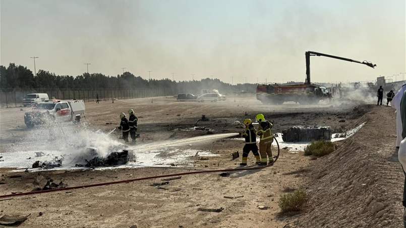أوّل تعليق من حكومة دبي على حادث تحطم الطائرة المقاتلة