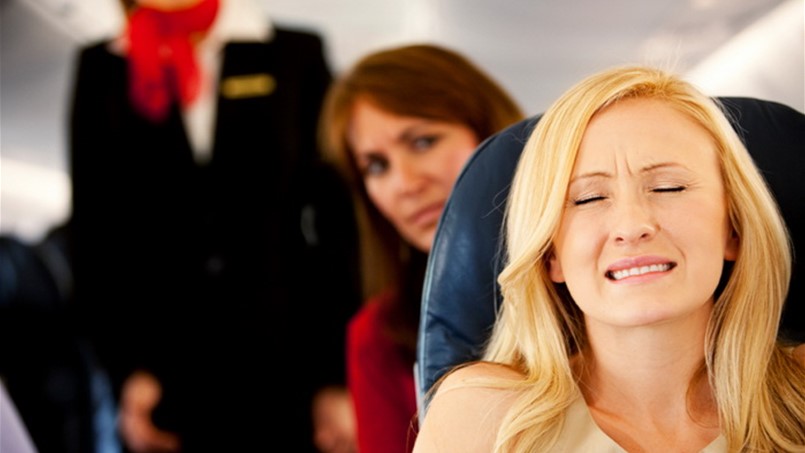 هل حصل معك ذلك في الطائرة ؟