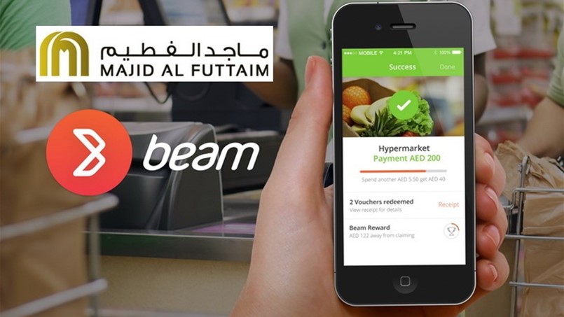 استثمار للتسوق بين ماجد الفطيم للمشاريع و  Beam Wallet