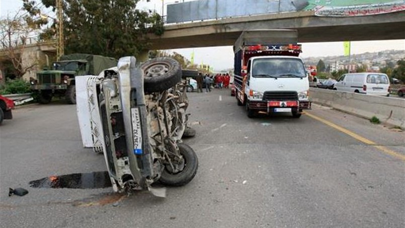 حوادث السير في لبنان تسجل رقما مخيفاً