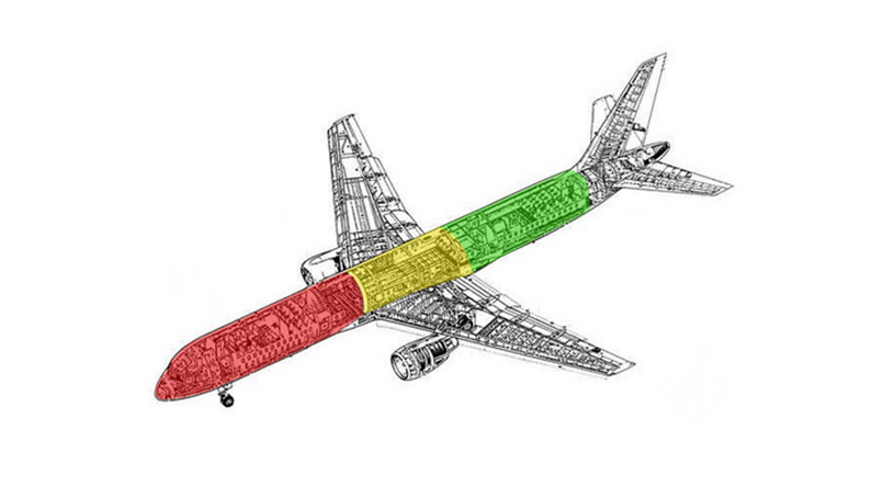 إختر الكرسي الاكثر أمانا في الطائرة