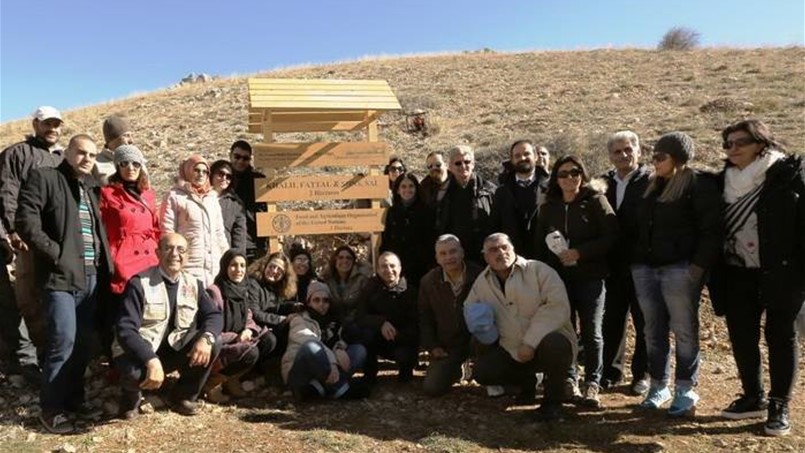 منظمة الفاو ترعى غرس 700 شجرة في أرز الشوف